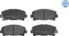 MEYLE 025 247 6616 Bremsbeläge Vorne für HONDA ACCORD VIII Produktbild-Vorschau 4