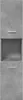 vidaXL Bad-Hängeschrank Betongrau 30x30x130 cm Produktbild-Vorschau 3