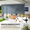 Outsunny Klemmmarkise mit Handkurbel höhenverstellbar Produktbild-Vorschau 5