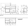 Villeroy & Boch F652HBPC Waschbeckenunterschrank Finion F65 Produktbild-Vorschau 2