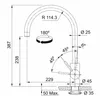 FRANKE 115.0613.590 Armatur EOS NEO mit schwenkbarem Produktbild-Vorschau 2