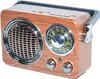 Přenosné dobíjecí retro rádio, Bluetooth, USB, FM AUX, MP3 Náhled obrázku produktu 1