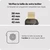 Bracelet Compatible avec Apple Watch (Silksteel) – Voir les images du produit 4