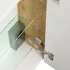 Badezimmer Spiegelschrank 3-türig LED-Lampe 80 cm Eiche Produktbild-Vorschau 9