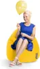 Magma Heimtex vrece na bôby EASY Beanbag L, žltá Náhľad obrázku produktu 2