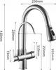 3-Wege Küchenarmatur NORDIC mit Wasserfilter-Anschluss, Produktbild-Vorschau 2