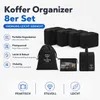 Set di 8 organizer da valigia – Organizer da valigia con Anteprima dell’immagine prodotto 2