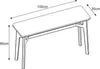 Konsole >BANTRY< in holzfarben, Eiche  - 100x80x35cm Produktbild-Vorschau 5