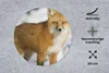 MuchoWow® Mauspad Mousepad Fuchs - Schnee - Rot 20x20 cm - Produktbild-Vorschau 2