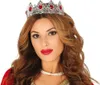 Prinzessin Diadem Krone Silber Rot Edelsteine Mittelalter Produktbild-Vorschau 1