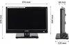 Fernseher Smart LED-TV 16 Zoll schwarz Produktbild-Vorschau 4