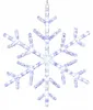 Decorazione a forma di fiocco di neve illuminato, bianca, Anteprima dell’immagine prodotto 2