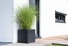 Vaso da fiori BLOCK in fibra di vetro, antracite, 50x50x50 Anteprima dell’immagine prodotto 5
