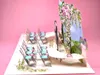 3D Pop-Up Hochzeitskarte Hochzeitszeremonie im Rosengarten, Produktbild-Vorschau 4