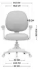 MARK ADLER Ergonomická Otočná Stolička Pre Deti Junior 3.1 Náhľad obrázku produktu 10