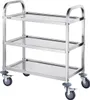  Carrello in acciaio inossidabile, carrello multiuso da Anteprima dell’immagine prodotto 9
