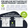 Juskys Topper 160x200 cm, 7-Zonen orthopädisch & Produktbild-Vorschau 12