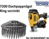 Dachpapp Nägel 3,1x19mm Ring verzinkt für DeWalt Akku Produktbild-Vorschau 1