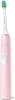 A pink Philips Sonicare electric toothbrush with a white brush head. Voir les images du produit
