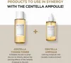 Two skincare products, a toner and an ampoule, are displayed with a plus sign in between them, suggesting synergy. Anteprima dell’immagine prodotto