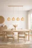Luxolar LED Pendelleuchte 4-flammig E27 Rattan Boho Produktbild-Vorschau 4