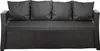 Cuscini per divano da giardino-Antracite|Seduta 180x60x7, Anteprima dell’immagine prodotto 1
