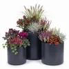 HEOS DBHER400 runder Blumentopf mit Einsatz | Anthrazit Produktbild-Vorschau 8