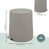 eluno Kosmetikeimer TESERO, Treteimer 4 Liter Produktbild-Vorschau 7