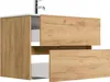 Badmöbel Limes & Waschtisch 80cm 2 Greifraum SoftClose Produktbild-Vorschau 3