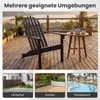 Chaise Adirondack COSTWAY en bois, chaise Adirondack en Voir les images du produit 7