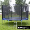 A trampoline set up outdoors on a grassy lawn. Produktbild-Vorschau