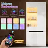 Merax Hochglanz Vitrine Hochschrank mit LED, Glasvitrine Produktbild-Vorschau 9