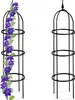 Relaxdays Rankhilfe Obelisk, 2er Set, 100cm hoch, Ranksäule Produktbild-Vorschau 1
