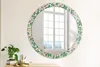 Ø90cm Spiegel - Glasrahmen mit Aufdruck - Wandspiegel Produktbild-Vorschau 3