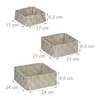 Lot de 3 paniers de rangement Relaxdays, paniers de 3 Voir les images du produit 4