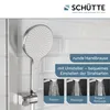 KARIBIK Stangenbrause-Set, Chrom/Hellgrau, oval Produktbild-Vorschau 2