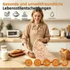 Bienenwachs Brotbeutel 2er Set, XL 43×33 cm, Produktbild-Vorschau 2