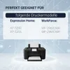 A graphic showing a printer and text listing compatible printer models. Produktbild-Vorschau