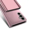 A close-up shot of a rose gold smartphone case, showing the camera module and the reflective surface of the case. Produktbild-Vorschau
