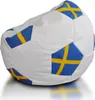 Ecopuf Fussball Sitzkissen, Kunstleder Sitzsack, im Produktbild-Vorschau 4
