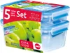 Emsa Clip & Close sada 5 dóz na potraviny, 0,25 l, 0,55 l, Náhľad obrázku produktu 8