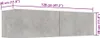 vidaXL Szafka pod TV betonowa szara 120x30x30 cm materiał Podgląd zdjęcia produktu 9