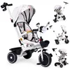 ECOTOYS WQL-186 Kinderdriewieler, kinderwagen met draaibare Productafbeelding-voorbeeld 2