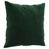 vidaXL Cuscino decorativo 2 pz. Velluto verde scuro 40x40 Anteprima dell’immagine prodotto 3