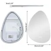 WISFOR Asymetrické LED zrcadlo do koupelny, rozměry 55x77 Náhled obrázku produktu 10