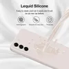 Silikon Hülle für Samsung Galaxy S22 5G Flüssigsilikon Dünn Produktbild-Vorschau 3