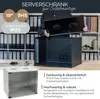 Serverschrank 19 Zoll unmontiert HMF 65700 9 HE Lichtgrau Produktbild-Vorschau