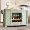 okwish Küchenwagen mit Weinregal und klappbarer Produktbild-Vorschau 1