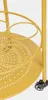 Carrello di servizio Burton Ø45 x 81 cm in metallo giallo Anteprima dell’immagine prodotto 6