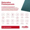 Pannello imbottito MOLLIS, turchese, rettangolare, Anteprima dell’immagine prodotto 12
